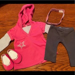 American Girl Star Hoodie Outfit